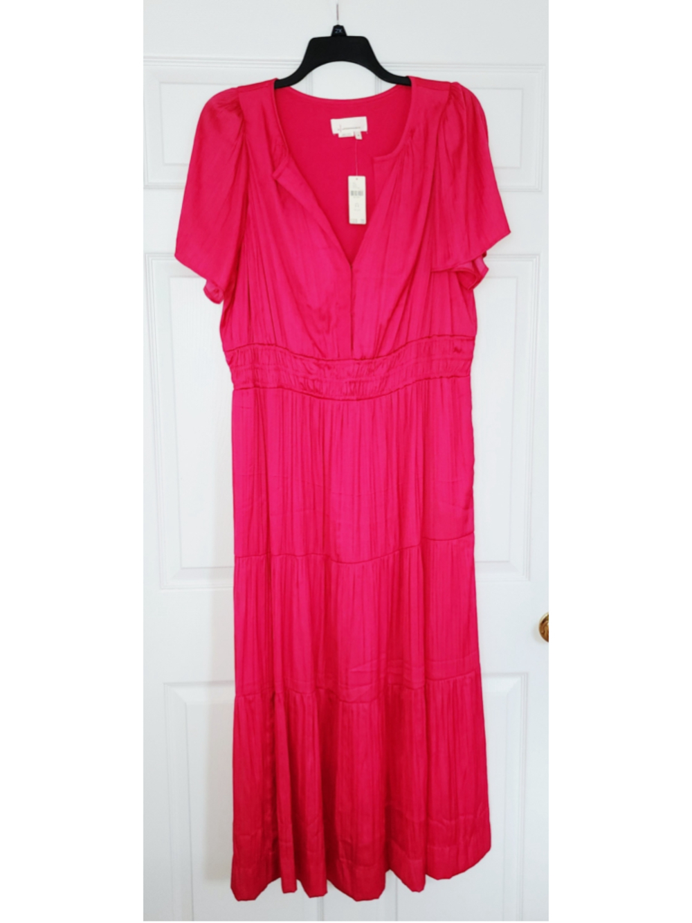Women's Anthropologie Maxi Dress - Somerset - Pink Size 2X - Picture 6 of 6